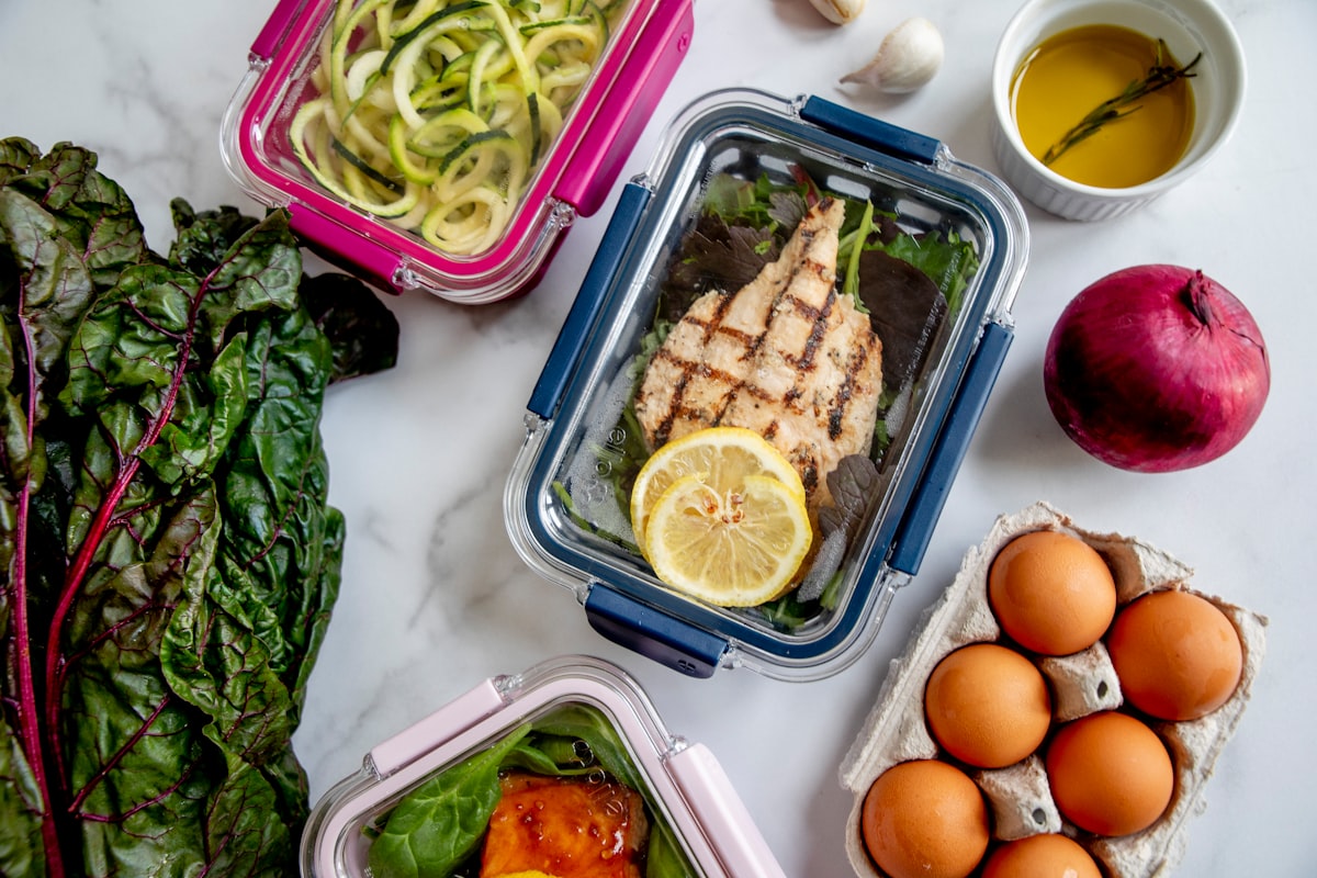 Professional nutrition consultation workspace